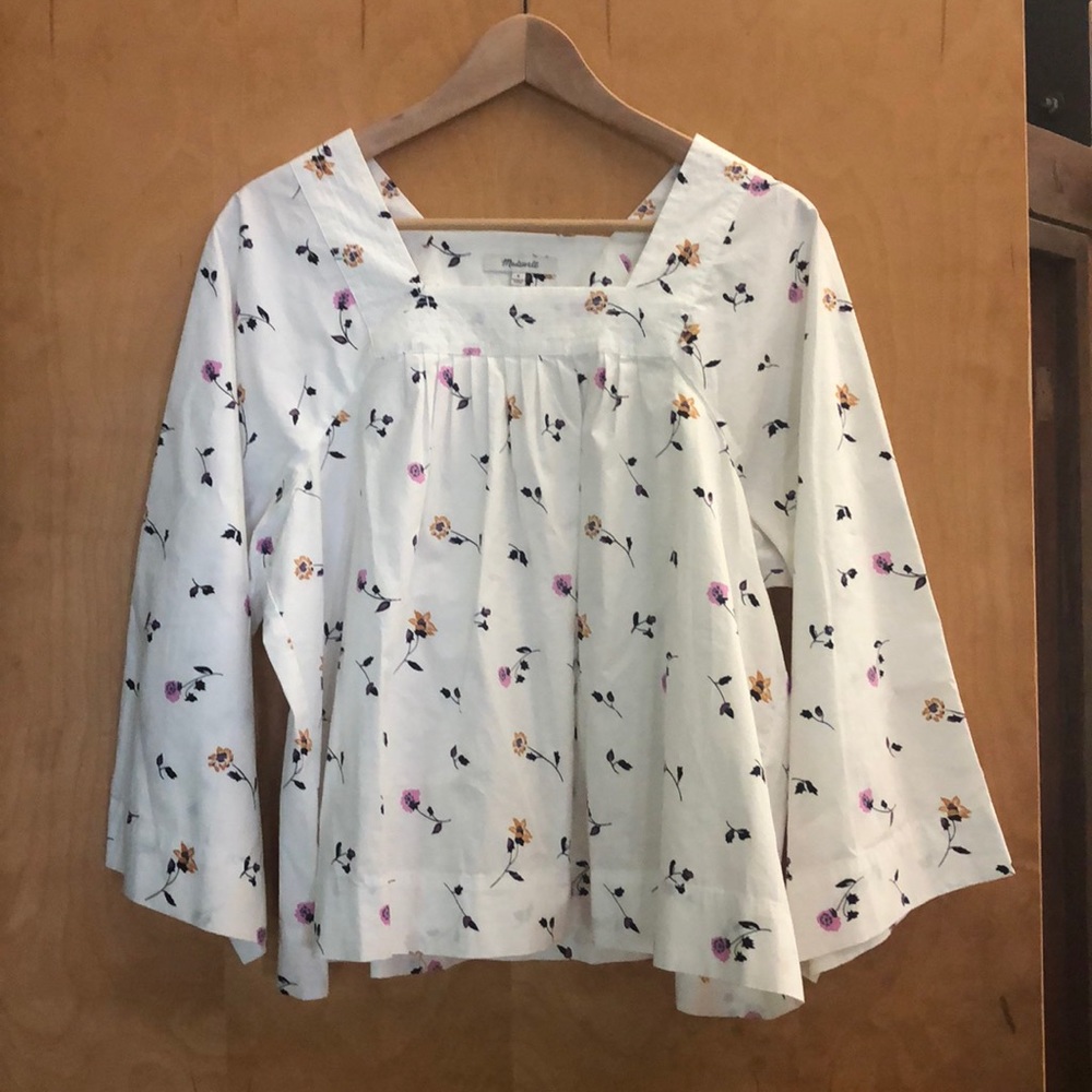Madewell Peasant style top